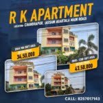 R K appartment 3bhk,2bhk ready to move in agartala