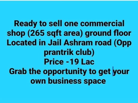 Ready to sale one comercial shop